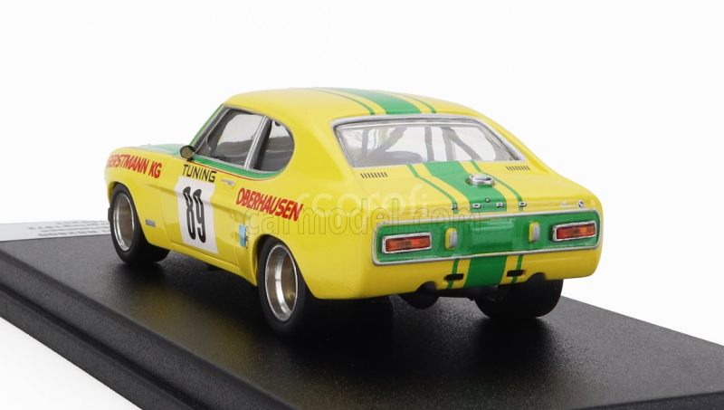 Trofeu Ford england Capri 2600 Rs N 89 2nd Nurburgring 1972 W.christmann 1:43 Žlutá Zelená