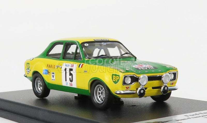 Trofeu Ford england Escort Mki N 15 Rally Tap 1970 J.f.piot - F.murac 1:43 Žlutá Zelená