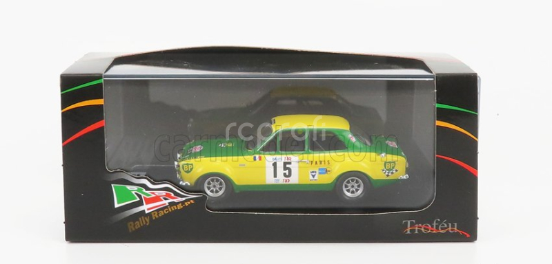 Trofeu Ford england Escort Mki N 15 Rally Tap 1970 J.f.piot - F.murac 1:43 Žlutá Zelená