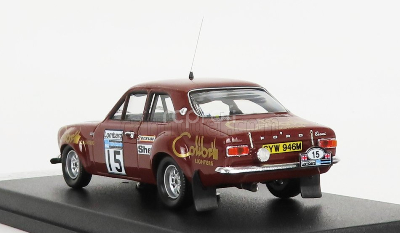 Trofeu Ford england Escort Mki (night Version) N 15 Rally Rac Lombard 1974 M.allen - P.white 1:43 Brown