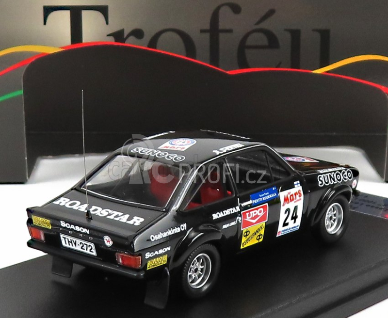 Trofeu Ford england Escort Mkii N 24 Rally 1000 Lakes 1979 L.lampi - P.kuukkala 1:43 Black