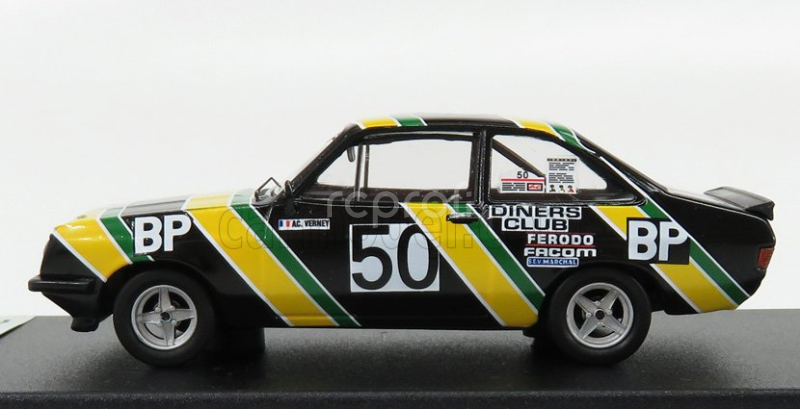 Trofeu Ford england Escort Mkii Rs 2000 N 50 24h Spa 1979 A.c.verney - Delaunay - Grandet 1:43 Žlutá Černá Zelená