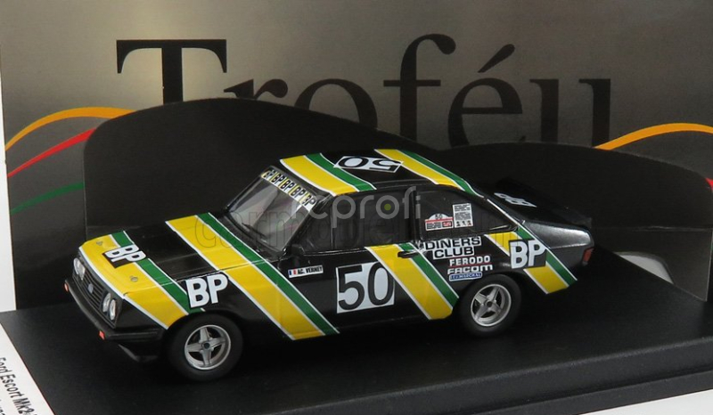 Trofeu Ford england Escort Mkii Rs 2000 N 50 24h Spa 1979 A.c.verney - Delaunay - Grandet 1:43 Žlutá Černá Zelená