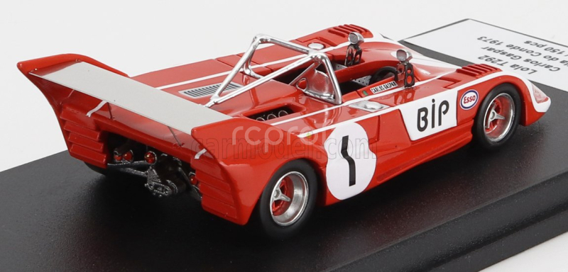 Trofeu Lola T292 N 1 Winner Rally Vila D0 Conde 1973 Carlos Gaspar 1:43 Červená Bílá