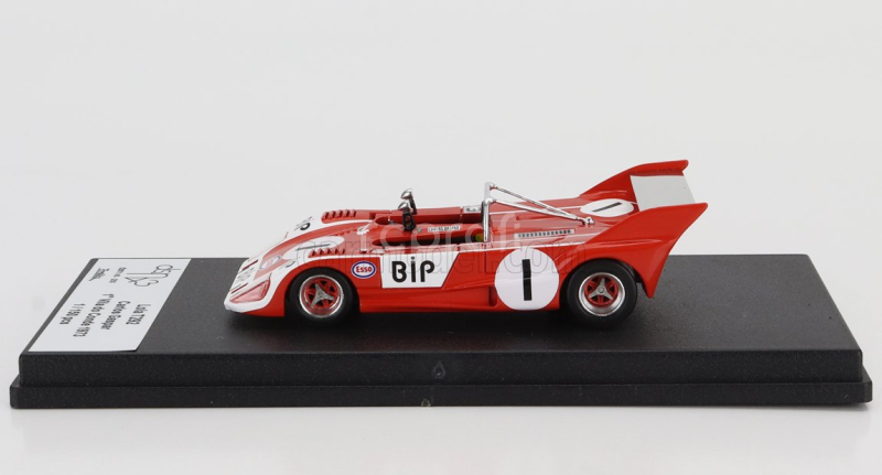 Trofeu Lola T292 N 1 Winner Rally Vila D0 Conde 1973 Carlos Gaspar 1:43 Červená Bílá