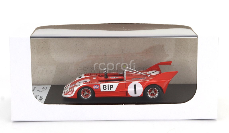 Trofeu Lola T292 N 1 Winner Rally Vila D0 Conde 1973 Carlos Gaspar 1:43 Červená Bílá