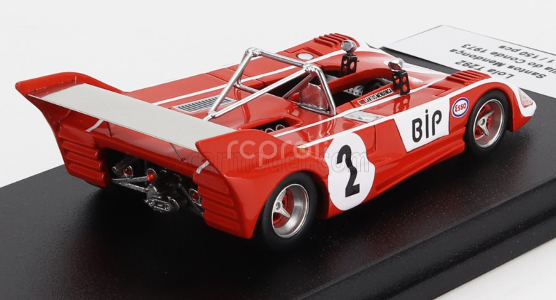 Trofeu Lola T292 N 2 Rally Vila Do Conde 1973 Santos Mendoza 1:43 Červená Bílá