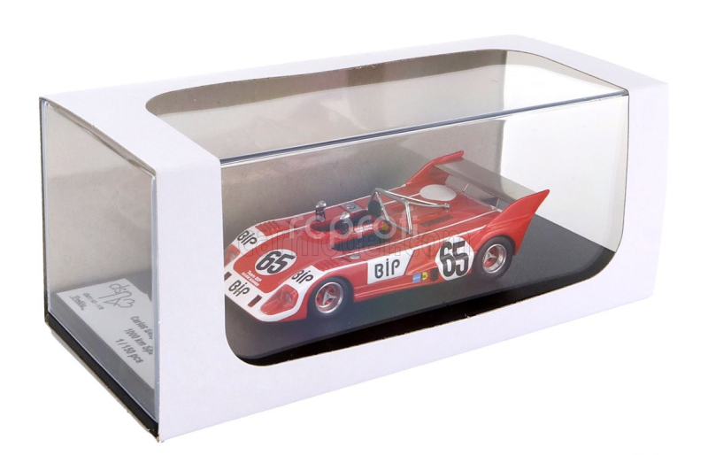 Trofeu Lola T292 N 65 1000km Spa 1973 Carlos Gasper - Jorge Pinhol 1:43 Červená Bílá