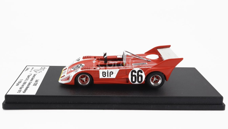 Trofeu Lola T292 N 66 Winner Sport 2.0l Class 1000km Spa 1973 Carlos Santos - Santos Mendonca 1:43 Červená Bílá