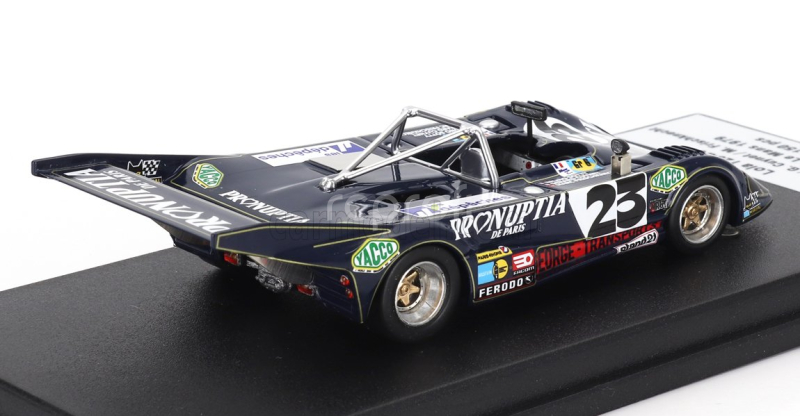 Trofeu Lola T296 2.0l S4 Team Pronuptia N 23 24h Le Mans 1979 Bruno Sotty - Gerard Cuynet - Marc Frischknecht 1:43 Černá Bílá