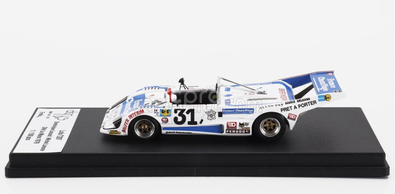 Trofeu Lola T297 Team Kores Racing N 31 24h Le Mans 1979 Dominique Lacaud  - Michel Lateste 1:43 Bílá Modrá