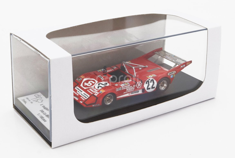 Trofeu Lola T298 Team G.morand N 22 24h Le Mans 1979 Eric Vaugnat - Jacques Boillat 1:43 Red