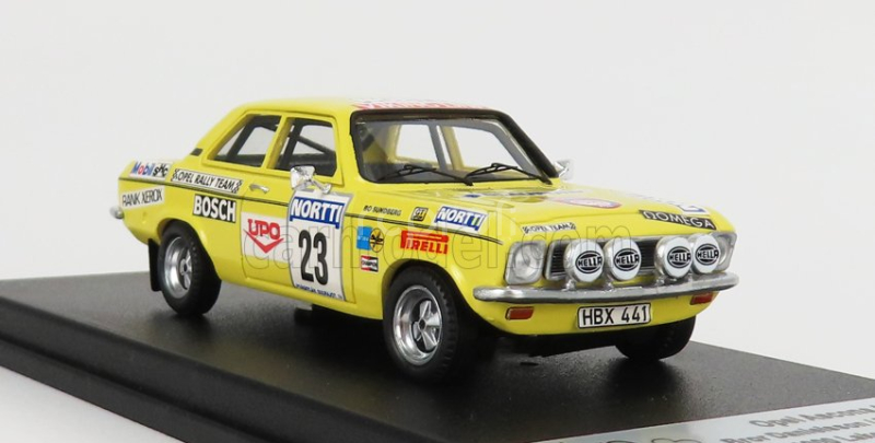 Trofeu Opel Ascona A N 23 Rally 1000 Lakes 1974 B.danielsson - B.sundberg 1:43 Žlutá