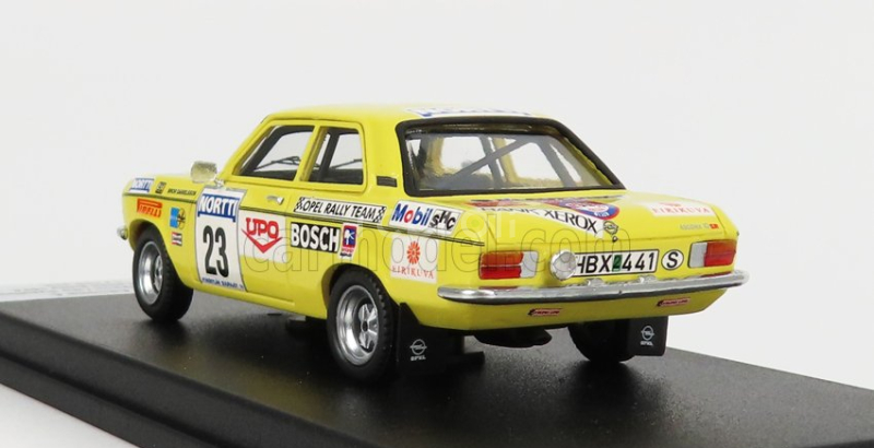 Trofeu Opel Ascona A N 23 Rally 1000 Lakes 1974 B.danielsson - B.sundberg 1:43 Žlutá