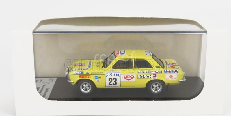 Trofeu Opel Ascona A N 23 Rally 1000 Lakes 1974 B.danielsson - B.sundberg 1:43 Žlutá