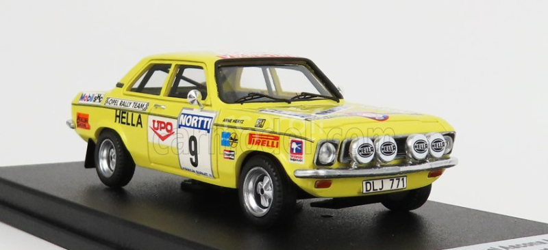 Trofeu Opel Ascona A N 9 Rally 1000 Lakes 1974 B.waldegaard - A.hertz 1:43 Žlutá