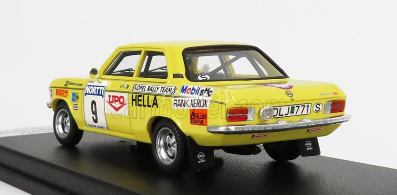 Trofeu Opel Ascona A N 9 Rally 1000 Lakes 1974 B.waldegaard - A.hertz 1:43 Žlutá