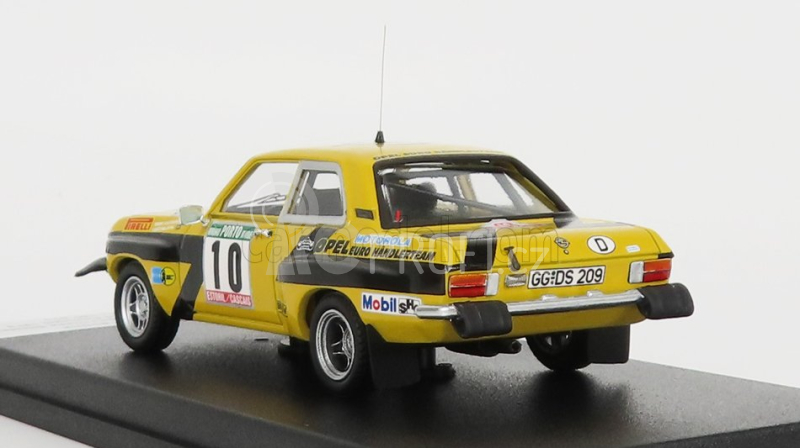 Trofeu Opel Ascona (night Version) N 10 4th Rally Portugal 1975 R.aaltonen - C.billstam 1:43 Žlutá Černá