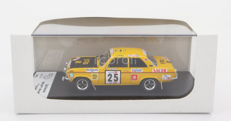 Trofeu Opel Ascona (night Version) N 25 Rally Tap 1973 M.quepe - M.amaral 1:43 Žlutá Černá