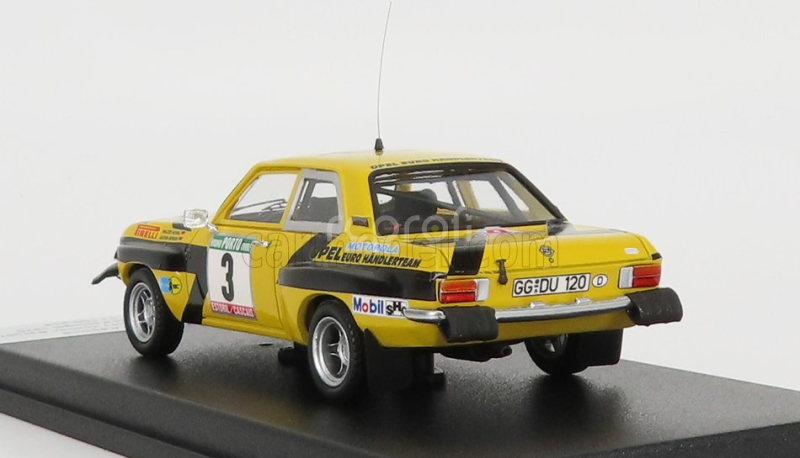 Trofeu Opel Ascona (night Version) N 3 Rally Portugal 1975 W.rohrl - J.berger 1:43 Žlutá Černá