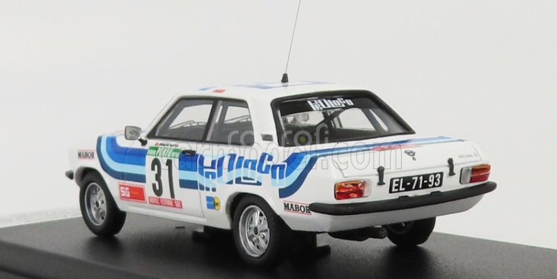 Trofeu Opel Ascona (night Version) N 31 Rally Portugal 1980 J.santos - L.alegria 1:43 Bílá Modrá