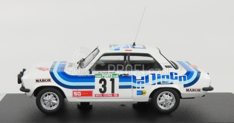 Trofeu Opel Ascona (night Version) N 31 Rally Portugal 1980 J.santos - L.alegria 1:43 Bílá Modrá