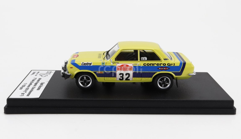 Trofeu Opel Ascona (night Version) N 32 3rd Rally Sanremo 1974 Alfredo Fagnola - Evio Novarese 1:43 Žlutá Modrá