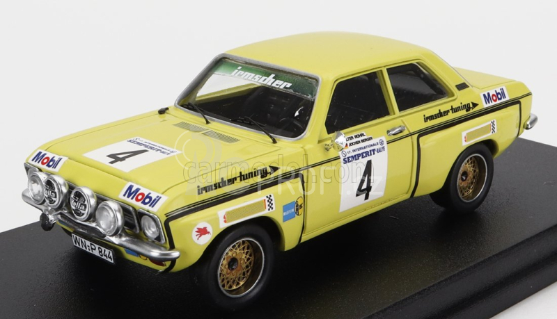 Trofeu Opel Ascona (night Version) N 4 2nd Rally Semperit 1973 W.rohrl - J.berger 1:43 Žlutá