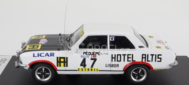 Trofeu Opel Ascona (night Version) N 47 Rally Tap 1974 Pequepe - Dico 1:43 Bílá Černá