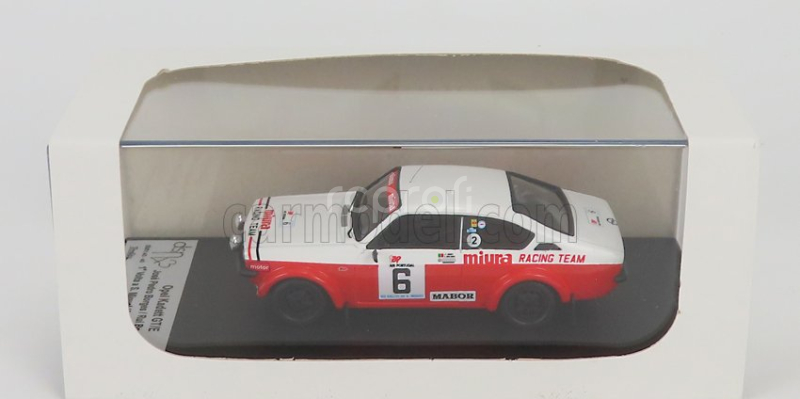 Trofeu Opel Kadett Gt/e N 6 Winner Rally Azores Volta A S.miguel 1979 J.p.borges - R.bevilacqua 1:43 Bílá Červená