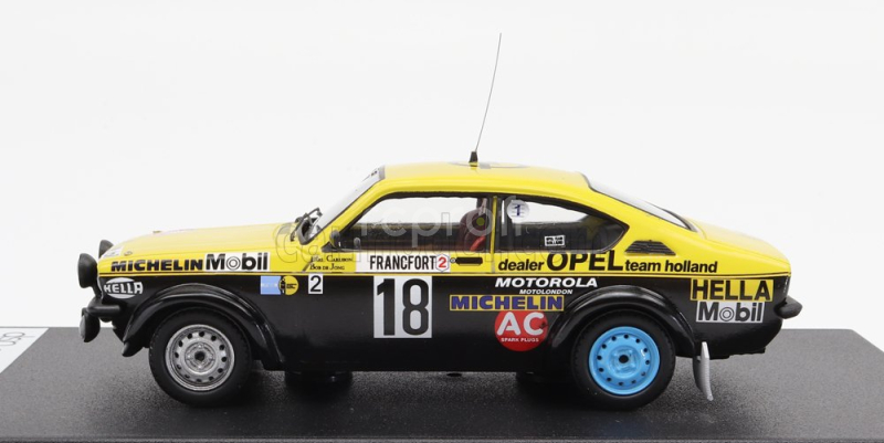 Trofeu Opel Kadett Gt/e (night Version) N 18 Rally Montecarlo 1978 L.carlsson - B.de Jong 1:43 Žlutá Černá