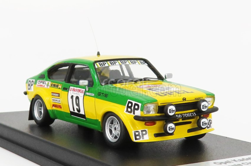 Trofeu Opel Kadett Gt/e Team Bp N 19 Rally Tour De Corse 1976 J.l.clarr - J.f.fauchille 1:43 Žlutá Zelená