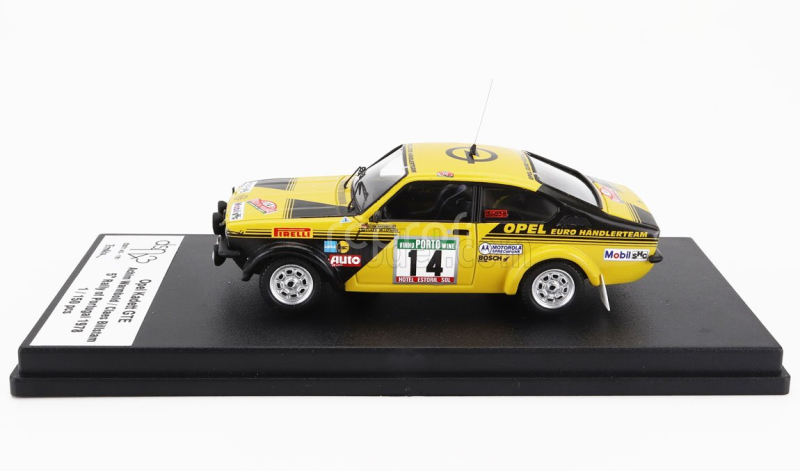 Trofeu Opel Kadett Gte (night Version) N 14 Rally Portugal 1978 Achim Warmbold - Claes Billstam 1:43 Žlutá Černá