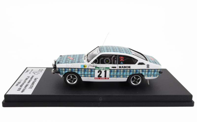 Trofeu Opel Kadett Gte (night Version) N 21 Rally Portugal 1979 Joaquim Santos - Albino Tristao 1:43 Bílá Modrá