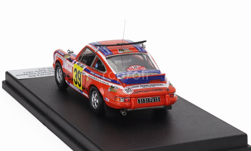 Trofeu Porsche 911 Carrera Rs (night Version) N 39 Rally Montecarlo 1977 Gerard Swaton - Bernard Cordesse 1:43 Orange