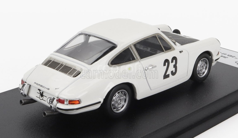 Trofeu Porsche 911 Coupe N 23 Winner 24h Spa 1967 Jean Pierre Gaban - Pedro 1:43 Bílá Černá