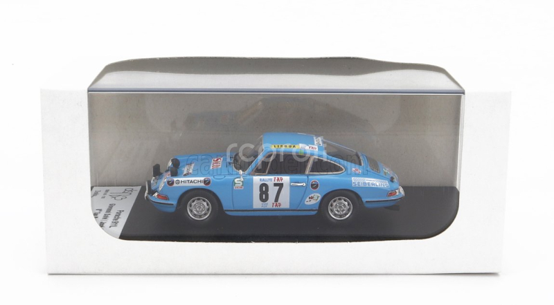 Trofeu Porsche 911l Coupe (night Version) N 87 Rally Tap 1971 G.salvi - J.arnaud 1:43 Světle Modrá