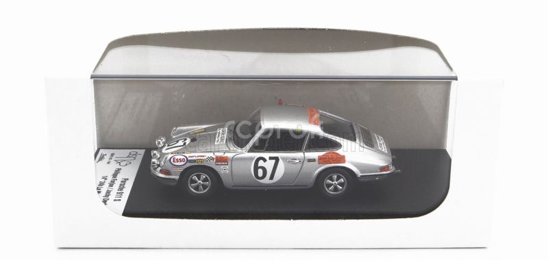 Trofeu Porsche 911s Coupe 1991cc S6 Team J.farjon N 67 24h Le Mans 1969 Philippe Farjon - Jacky Dechaumel 1:43 Silver