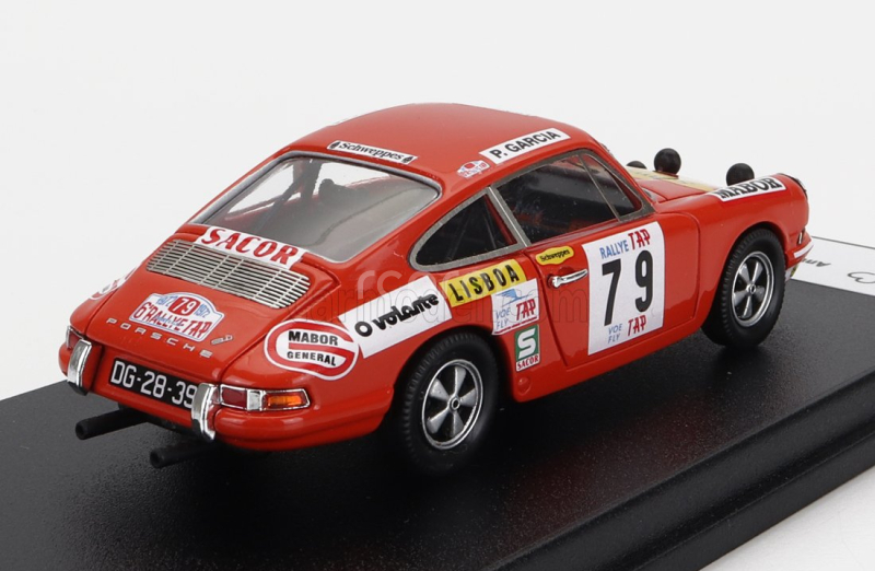 Trofeu Porsche 911s Coupe N 79 Rally Tap 1972 A.borges - P.garcia 1:43 Red