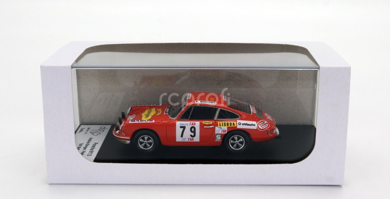 Trofeu Porsche 911s Coupe N 79 Rally Tap 1972 A.borges - P.garcia 1:43 Red