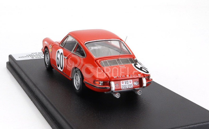 Trofeu Porsche 911s Coupe Team Farjon N 60 24h Le Mans 1967 Andre Wicky - Philippe Farjon 1:43 Orange