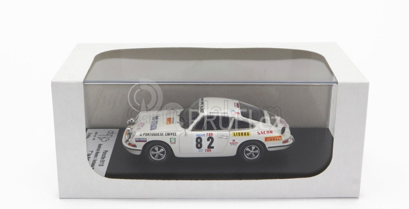 Trofeu Porsche 911s (night Version) N 82 Tap Rally 1972 A.nunes - A.morais 1:43 Bílá