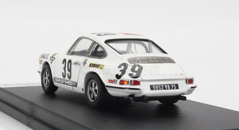 Trofeu Porsche 911t Coupe  Bp N 39 Winner 24h Spa 1969 G.chasseuil - C.ballot-lena 1:43 Bílá Červená