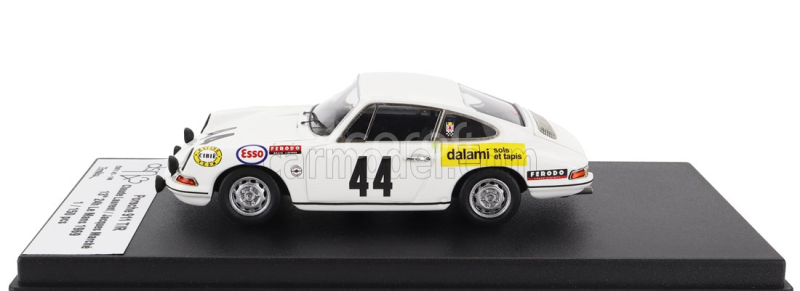 Trofeu Porsche 911t Coupe Team C.laurent (night Version) N 44 24h Le Mans 1969 Claude Laurent - Jacques Marche 1:43 Bílá