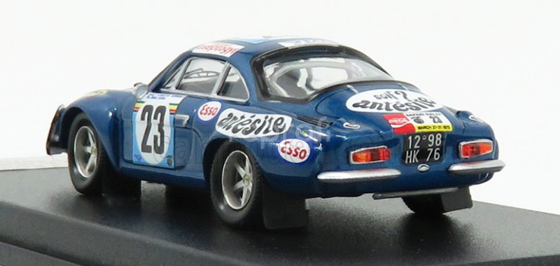 Trofeu Renault A110 Alpine N 23 Rally Safari 1975 B.neyret - J.terramorsi 1:43 Blue Met