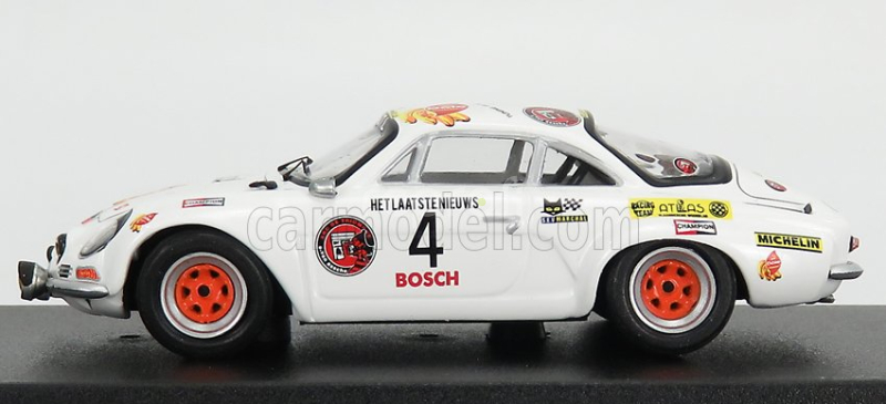 Trofeu Renault A110 Alpine (night Version) N 4 2nd Rally Ypres 1974 Pedro - E.symens 1:43 Bílá