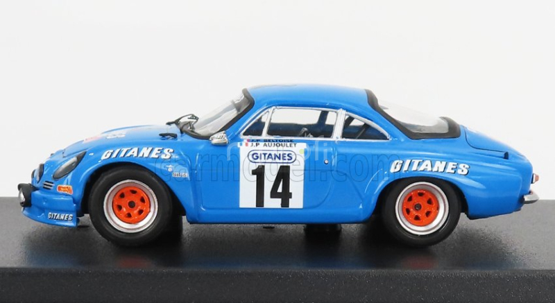 Trofeu Renault Alpine A110 14 Tour Auto De La Reunion 1975 J.p.beltoise - J.p.aujoulet 1:43 Blue