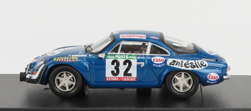 Trofeu Renault Alpine A110 1600s N 32 Rally Of Portugal 1975 P.wambergue - I.breton 1:43 Blue Met