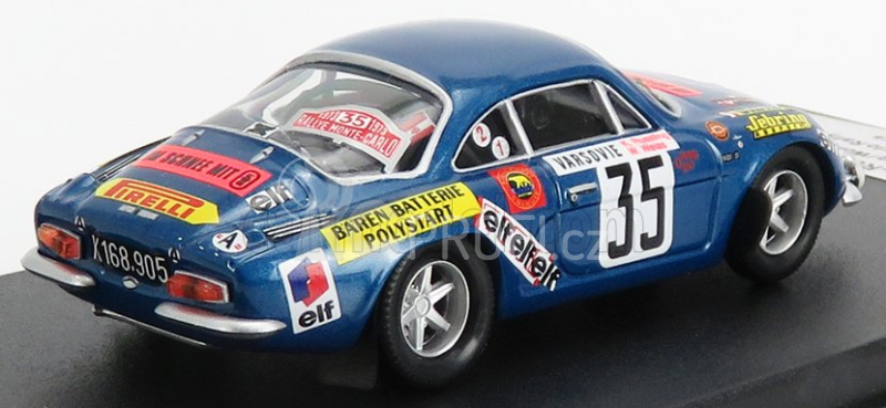 Trofeu Renault Alpine A110 N 35 Rally Montecarlo 1973 K.russling - W.weiss 1:43 Blue Met