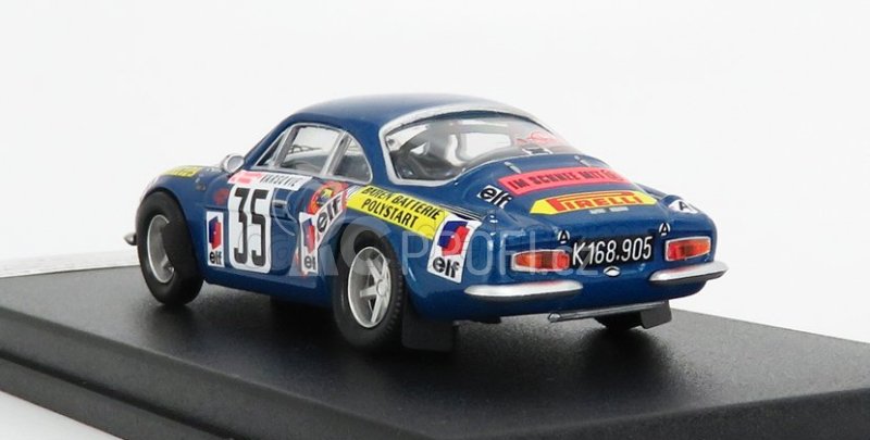 Trofeu Renault Alpine A110 N 35 Rally Montecarlo 1973 K.russling - W.weiss 1:43 Blue Met